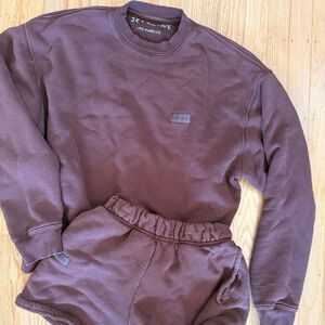 Set Women's Brown and Burgundy Shorts